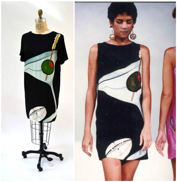 black martini dress Gillian Dress Black