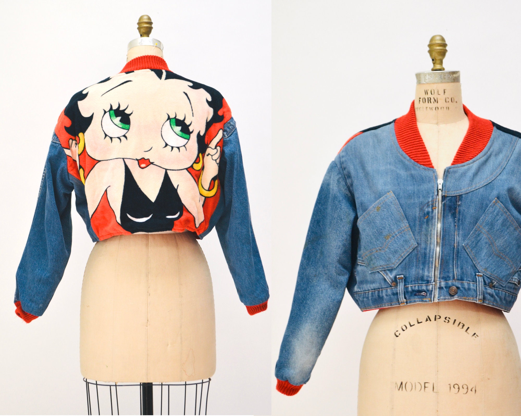 Betty boop jean jacket discount