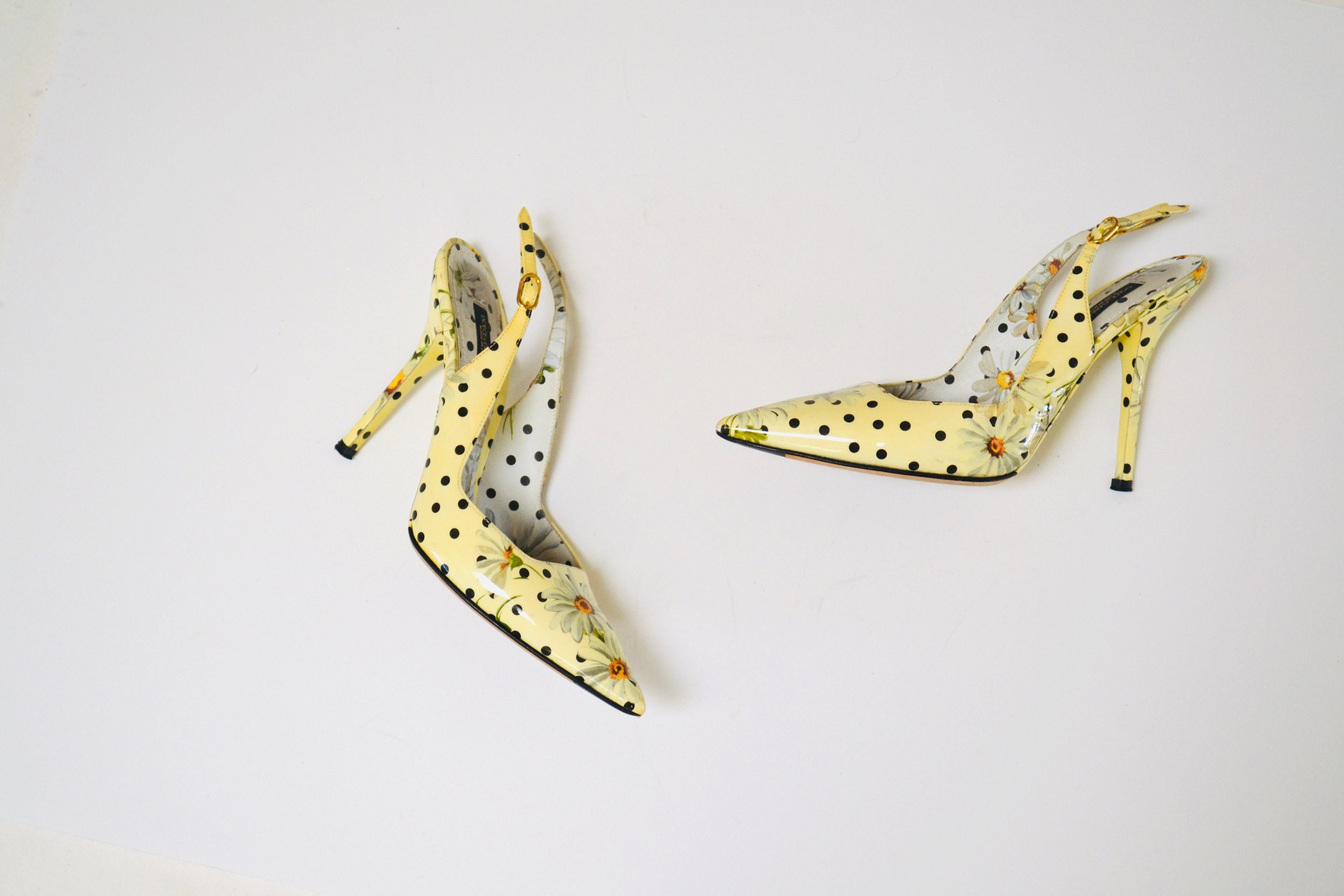 Vintage 2000s Y2k Dolce & Gabbana High Heels Stilettos Size 6 36