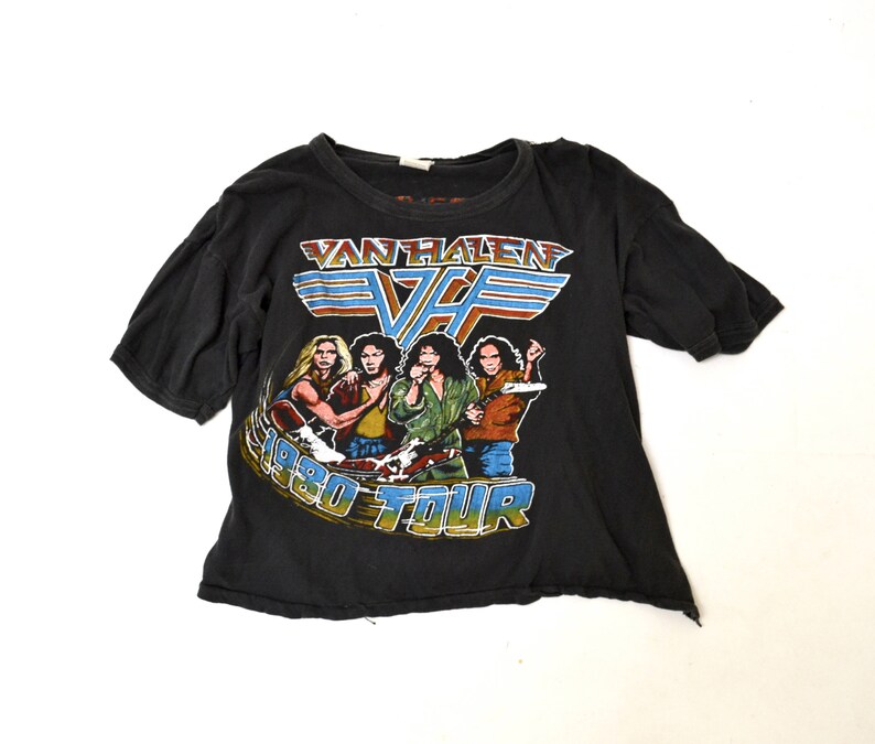 Vintage 1980 Van Halen T shirt Tour Concert Tee shirt Vintage | Etsy