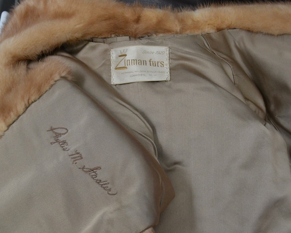 Vintage Mink Stole Honey Blonde Vintage Fur Stole Cape// Vintage