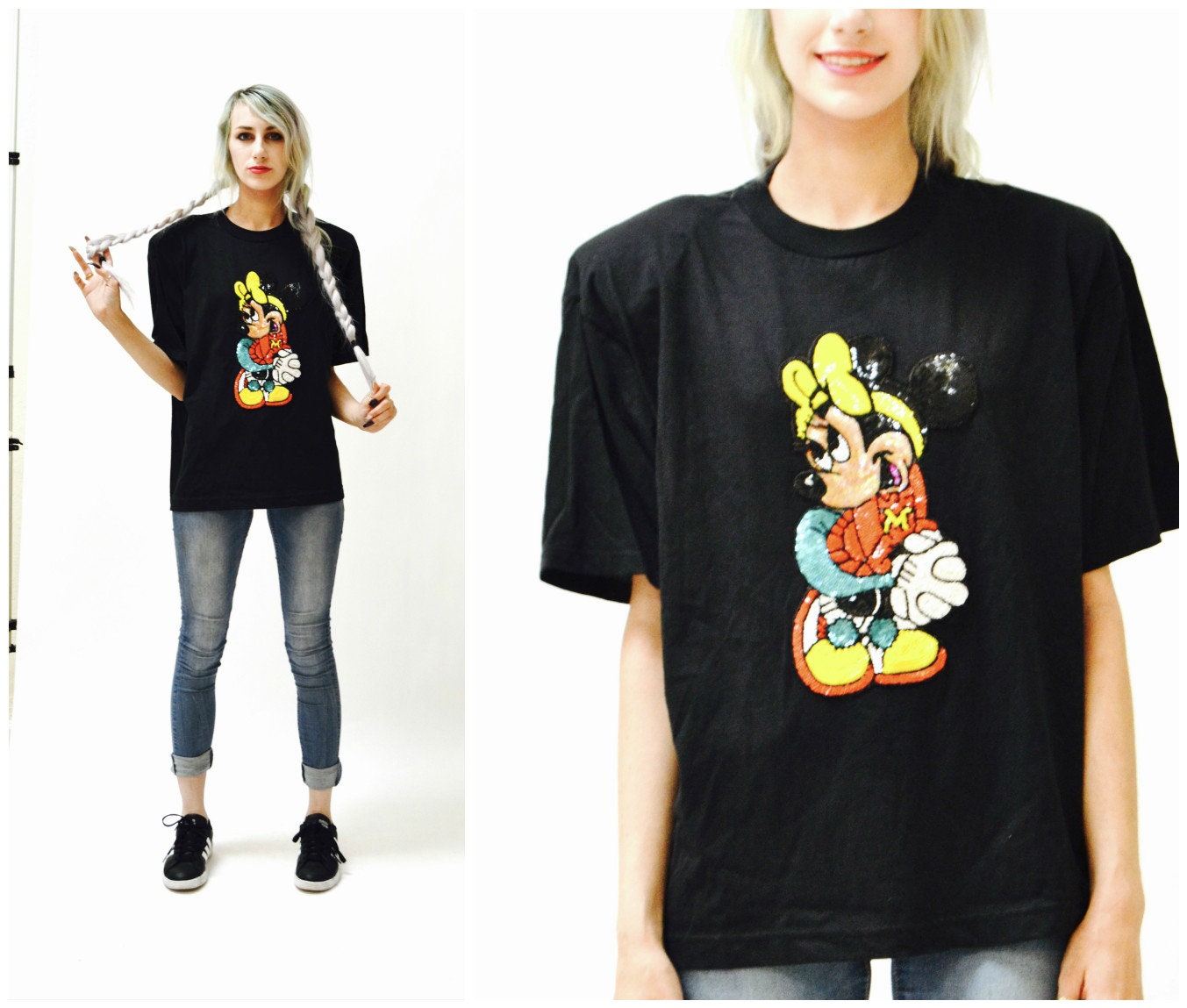 minnie mouse sequin t shirt