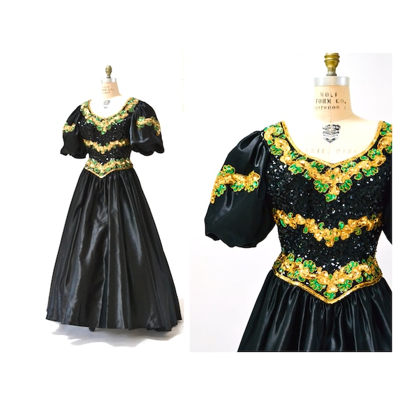 slim fit dress slacks Gold Lace Pretty Bowknot Black Flower Girl Dress Online main image 0