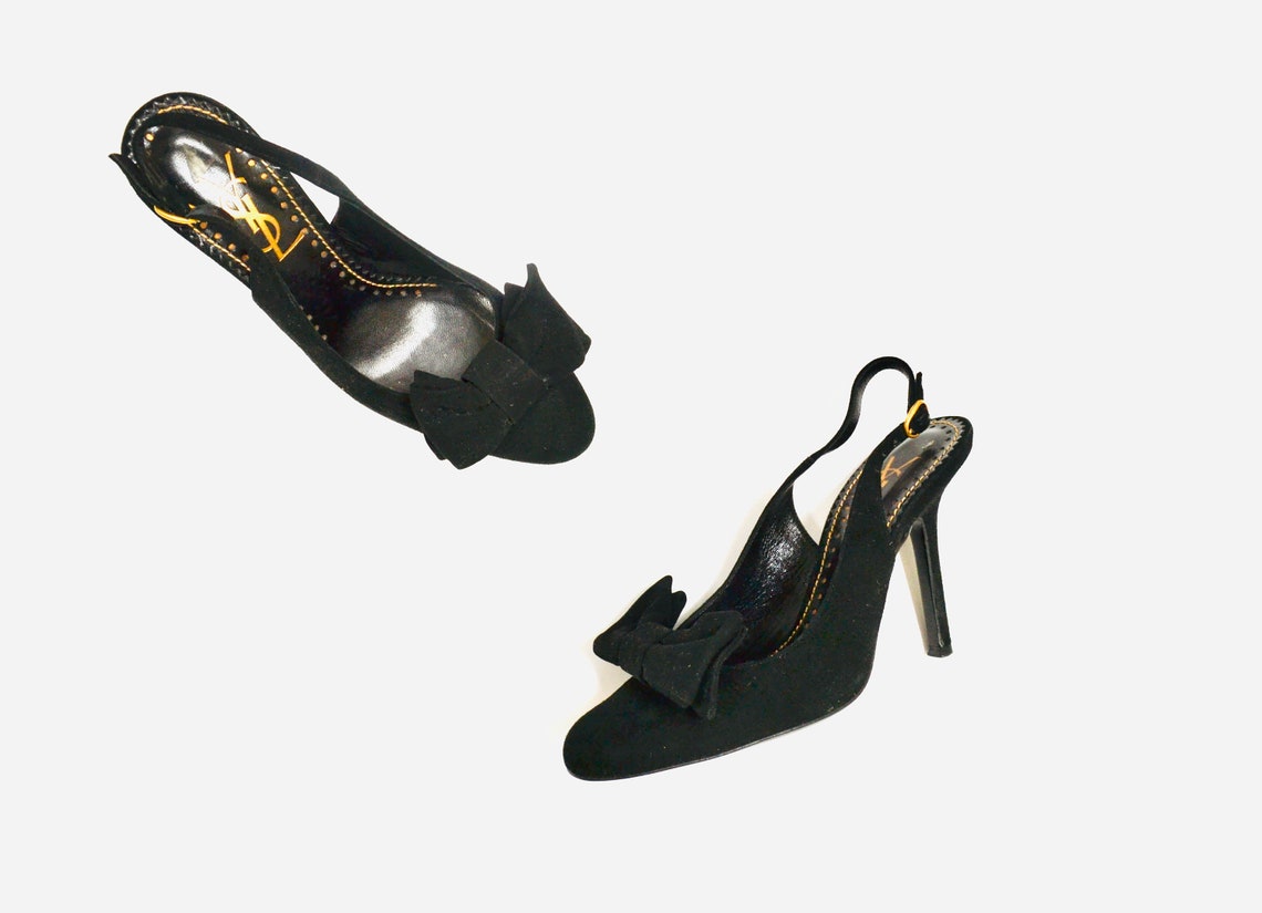 vintage ysl pumps