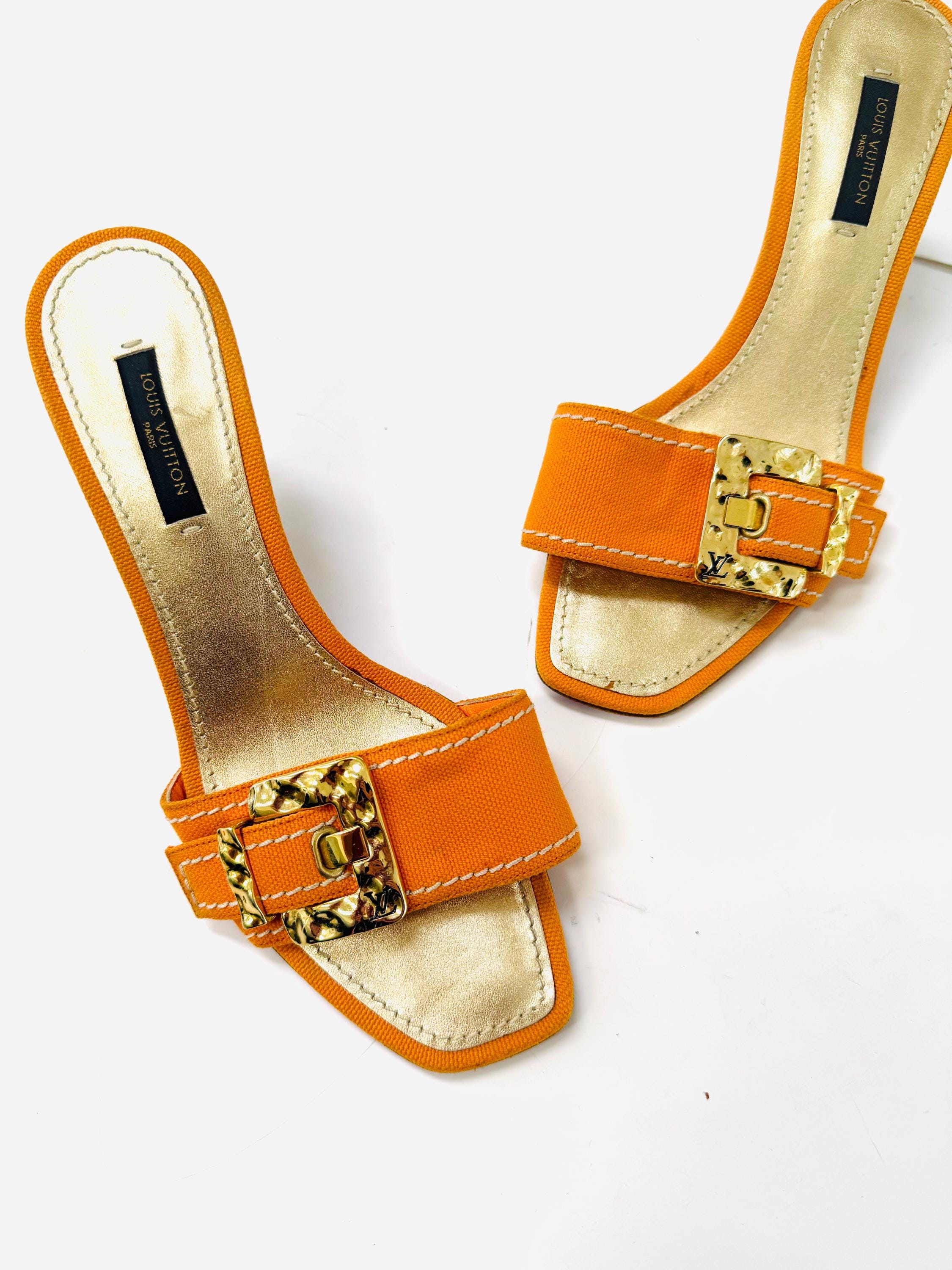 Vintage Louis Vuitton Sandals - Etsy Canada