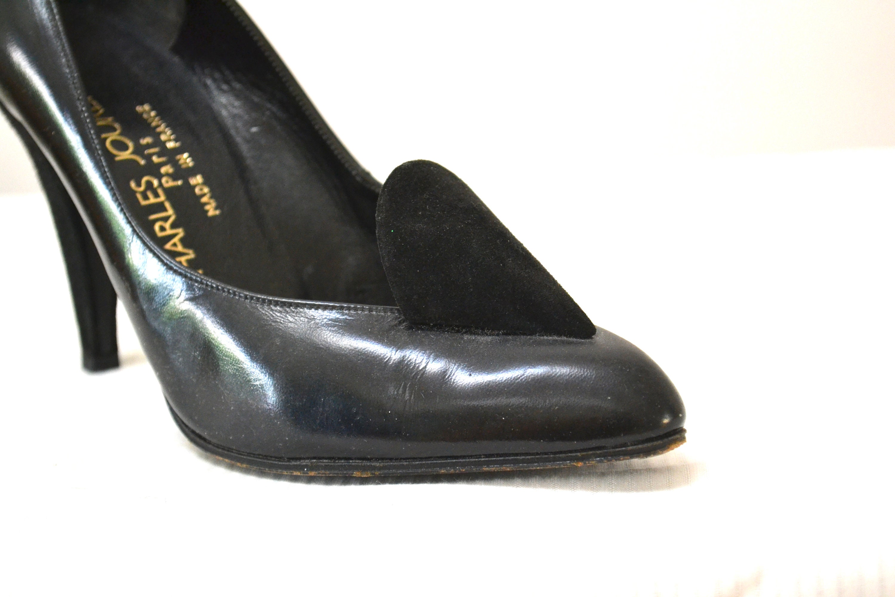 80s Vintage High Heels Size 5 1/2 Black High Heel Pumps by - Etsy