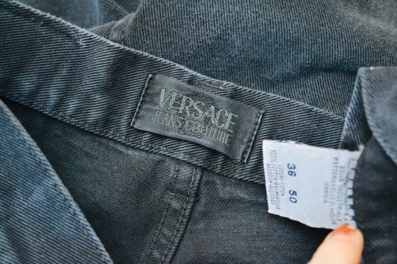 90s Vintage Versace Jeans Couture Jeans Size 36 5… - image 5