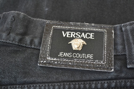 90s Vintage Versace Jeans Couture Jeans Size 36 5… - image 8