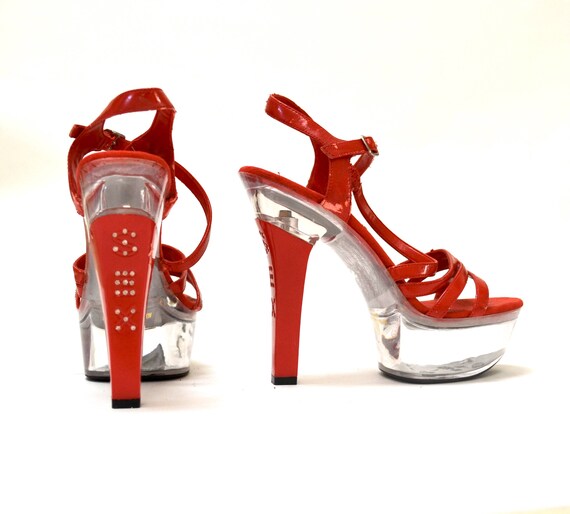 size 9 clear heels