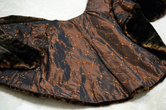 Vintage Fur Stole Cape Wrap Shawl Beaver Fur Stol… - image 5