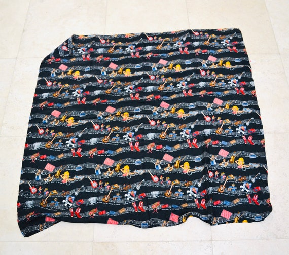 90s Vintage Country Music Scarf Wrap With Dolly P… - image 4