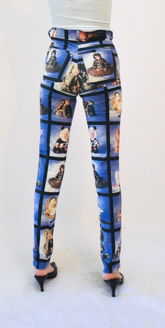 Vintage 90s Breakdown Jeans JNCO Style Wide Leg Pants Raver