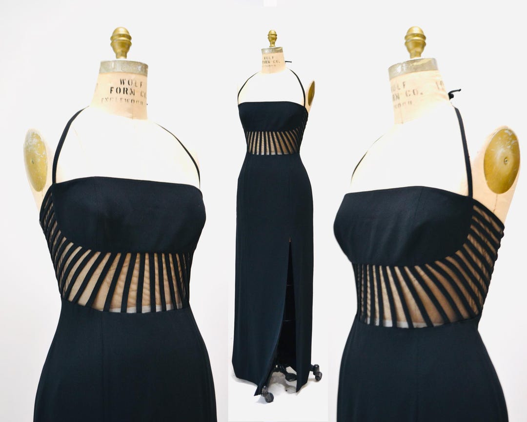 womens black and white dress Queendancer Women Sweetheart Long Formal A Line Style:ES0106BBK markeddown Black Dress with White