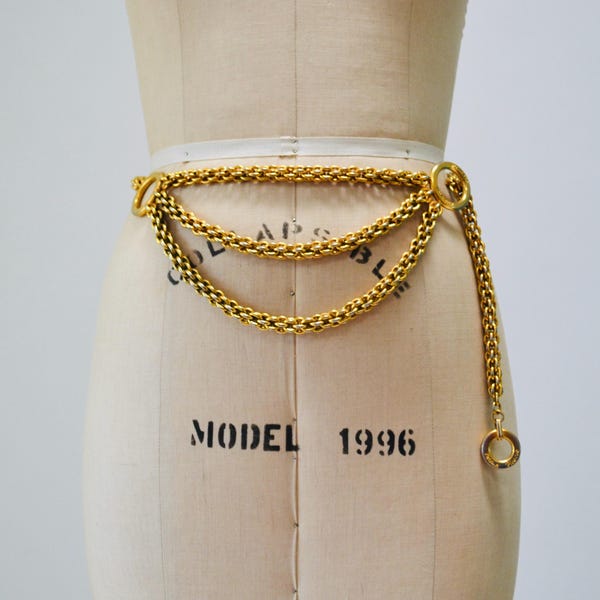 Golden Compass Chain Belt main image 1