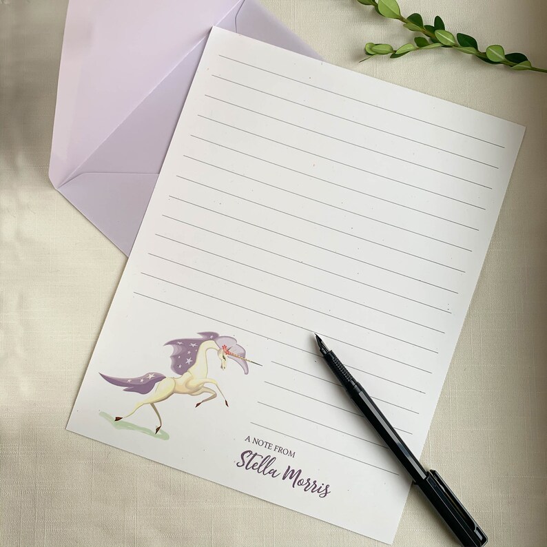 Pen Pal Kit Letter Stationery Set Girls Stationery Set Etsy