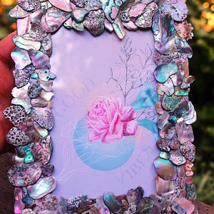 Abalone Mosaic 5x7 Picture Frame Eco-Friendly Handmade