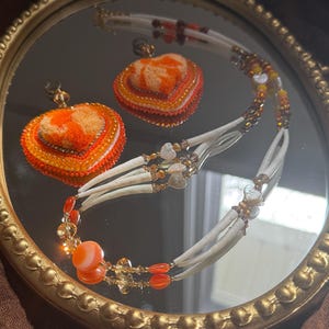 Be mine, Clementine - Necklace + Earrings