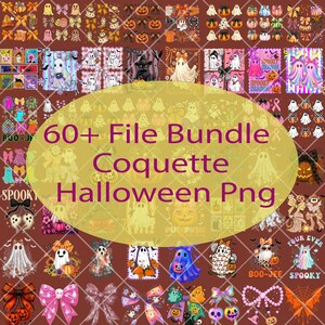 Retro Halloween & Fall Vibes Png Bundle, Halloween Coquette Bundle, Spooky Season Bundle, Fall Bundle, Halloween Mama Bundle