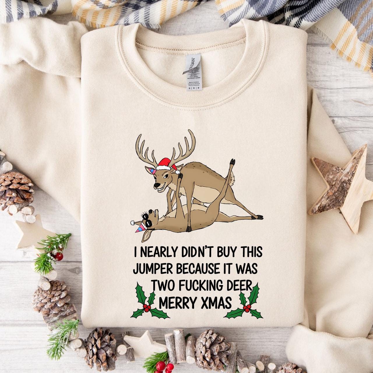 Rude Christmas Jumper