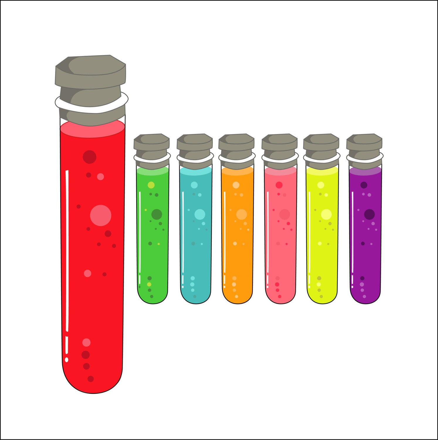 test tube clipart test tubes clipart science clipart magic Etsy