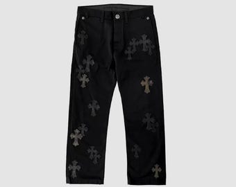 CH Cross Patch Chino Pants in the black and camo colorway