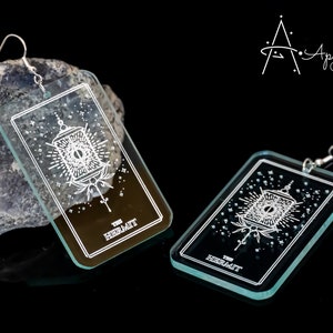 The Hermit Tarot Card Earrings