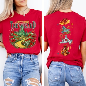 Off to See the Wizard Shirt, Yellow Brick Road Shirt, Wizard of Oz Shirt, We’re Off Wizard Shirt, Wizard Witch Emerald City Tshirt image 2
