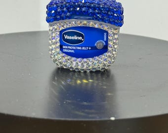 custom rhinestone perfumed Vaseline mini tub 5.5g