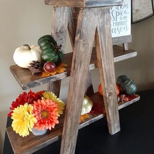 Ladder Display Shelf
