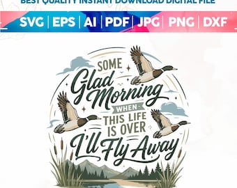Jag flyger bort SVG PNG, kristen PNG, inspirerande kyrkodesign, ankjaktskjorta PNG, religiös citat sublimeringsdesign, västerländsk Jesus png