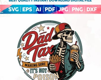 Pappa skatt ser till att det inte är gift Svg Png-fil digital utskrivbar, rolig pappa Png, pappa skatt Png, fars dag Png, humoristisk Png, beskattning Png