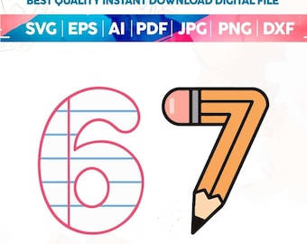 LÄRARE 67 SVG PNG, skolsvg, 67 pennsvg, skola sex sju svg, rolig lärare elev meme skjorta design, Cricut-filer