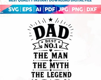 Världens största bästa pappa SVG PNG-filer, fars dag Svg, pappaskjorta Design SVG, nr 1 för alltid Svg, silhuett, cameo, stryk-på-vinyl, Cricut