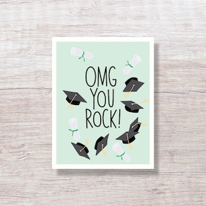 Graduation Card, OMG YOU ROCK - H194