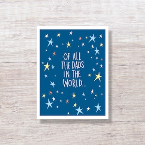Birthday Card for Father, Birthday Card for Dad, GREATEST DAD - D170