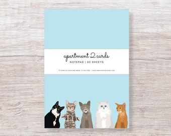 Cats - 4.75 x 6.5" Notepad - NP126