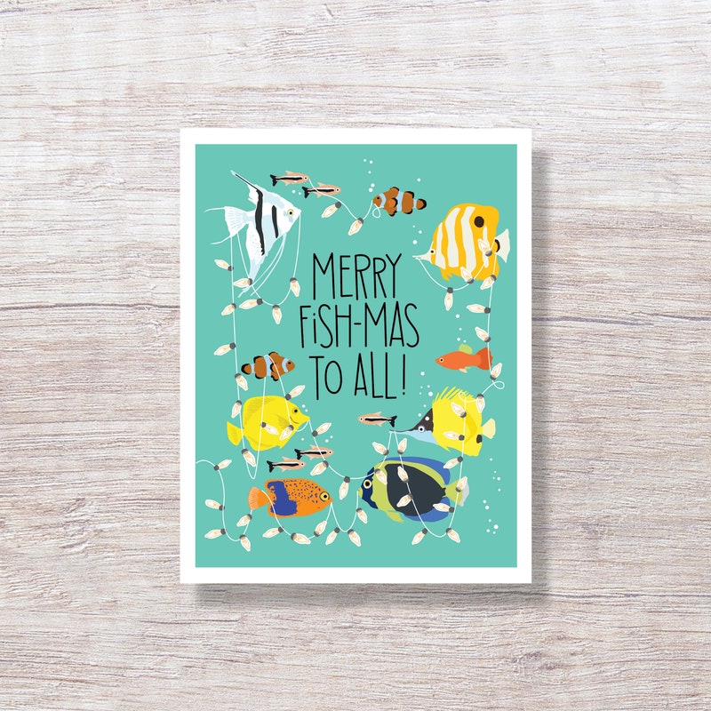 Tropical Christmas Card - Etsy