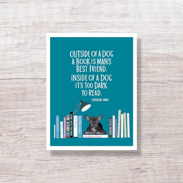 GROUCHO MARX Quote - Just for Fun Friendship Card - D303