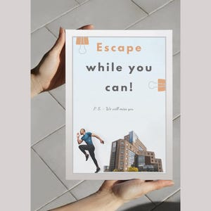 Funny Office Farewell Card – Coworker Leaving Gift – Printable Goodbye PDF