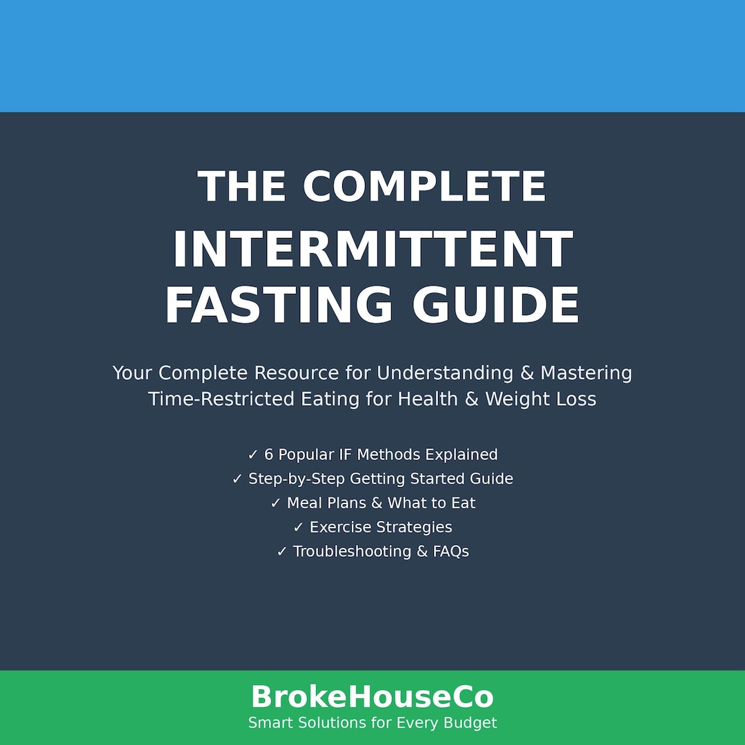 Intermittent Fasting Guide PDF Complete IF Weight Loss Plan Meal Plans ...