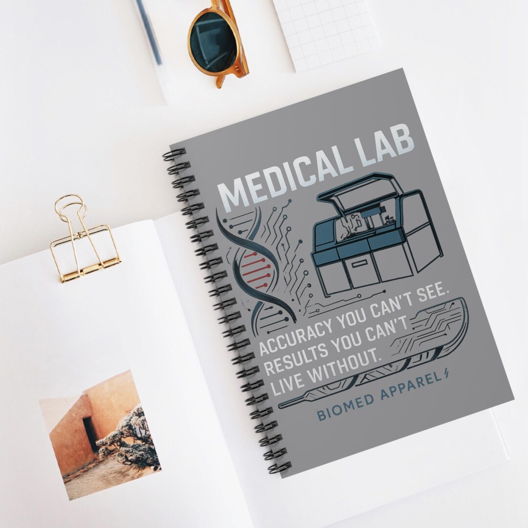Medical Lab Notebook - Ruled Line, Healthcare Professional Journal ...
