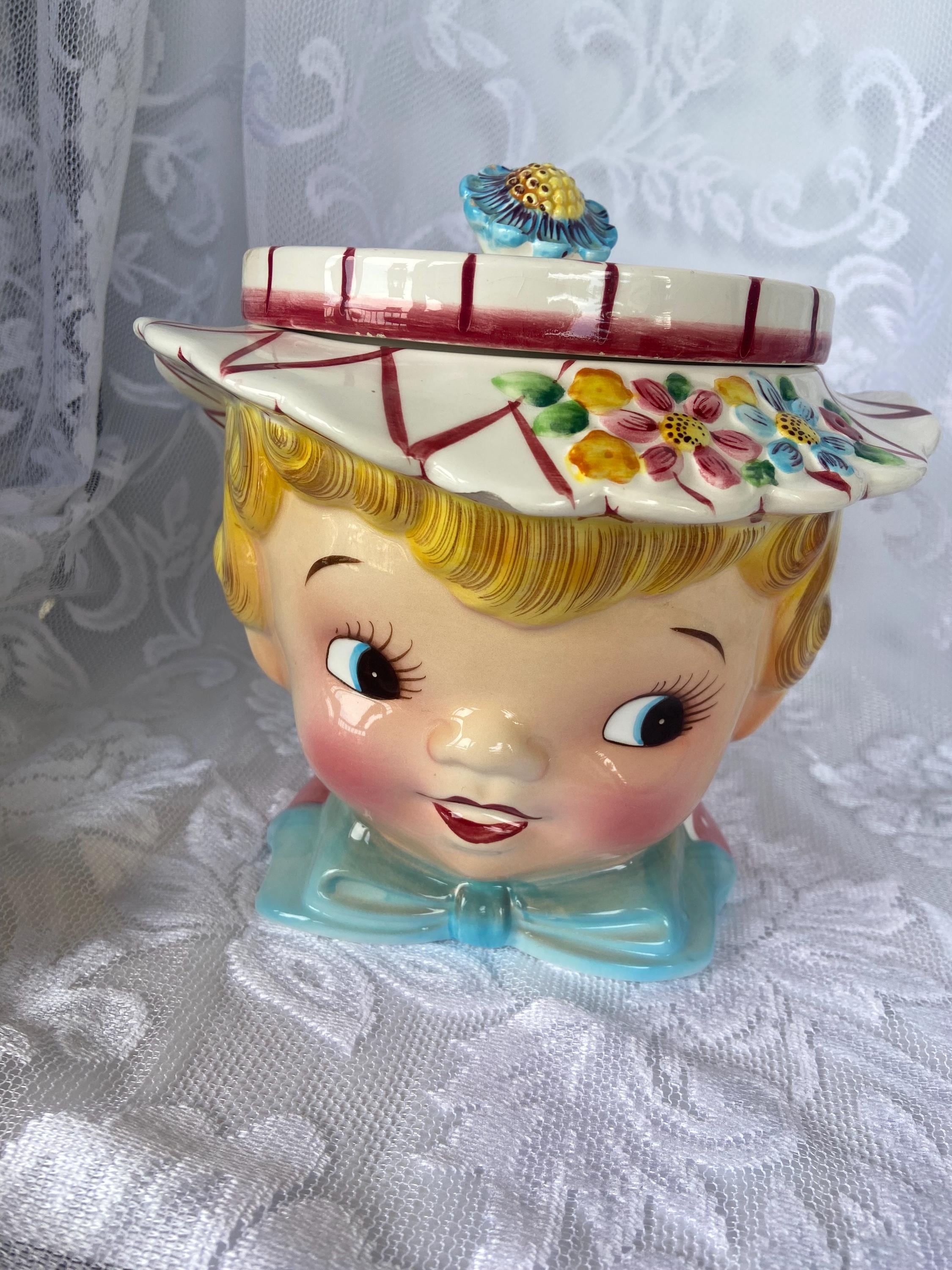 Lefton Miss Dainty Cookie Jar - Etsy