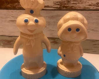 Pillsbury Doughboy Poppin Fresh Canister Collection/set of 4/circa