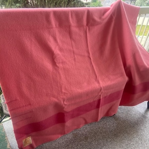 HBC Hudson Bay Company 3.5 Point Wool Blanket / HBC Twin Point Blanket / 1950’s HBC Wool Blanket