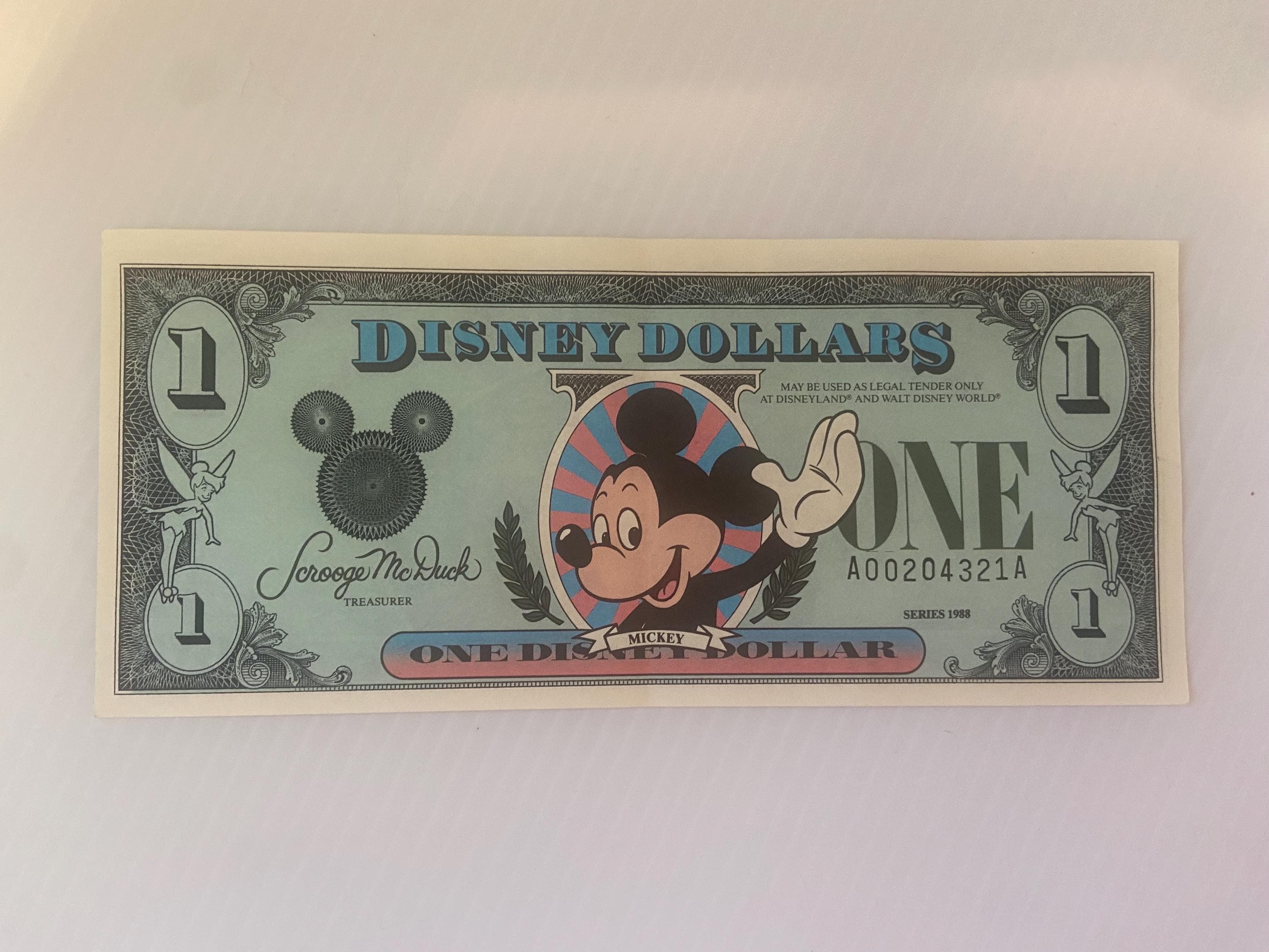 Mickey One Dollar - Etsy