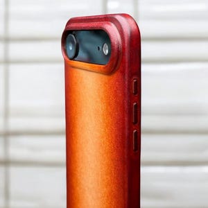 Braun Patina Leder iPhone Hülle | Kein Kunststoff | MagSafe Kompatibel | Handarbeit | 12, 13, 14, 15, 16, 16e 17 | Pro, Pro Max, Plus, Air |