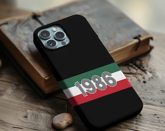 Retro World Cup 1986 Phone Case: Mexico Soccer Tough Cell Cover