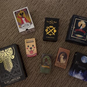 Mensagens de acompanhamento de cartas de tarô