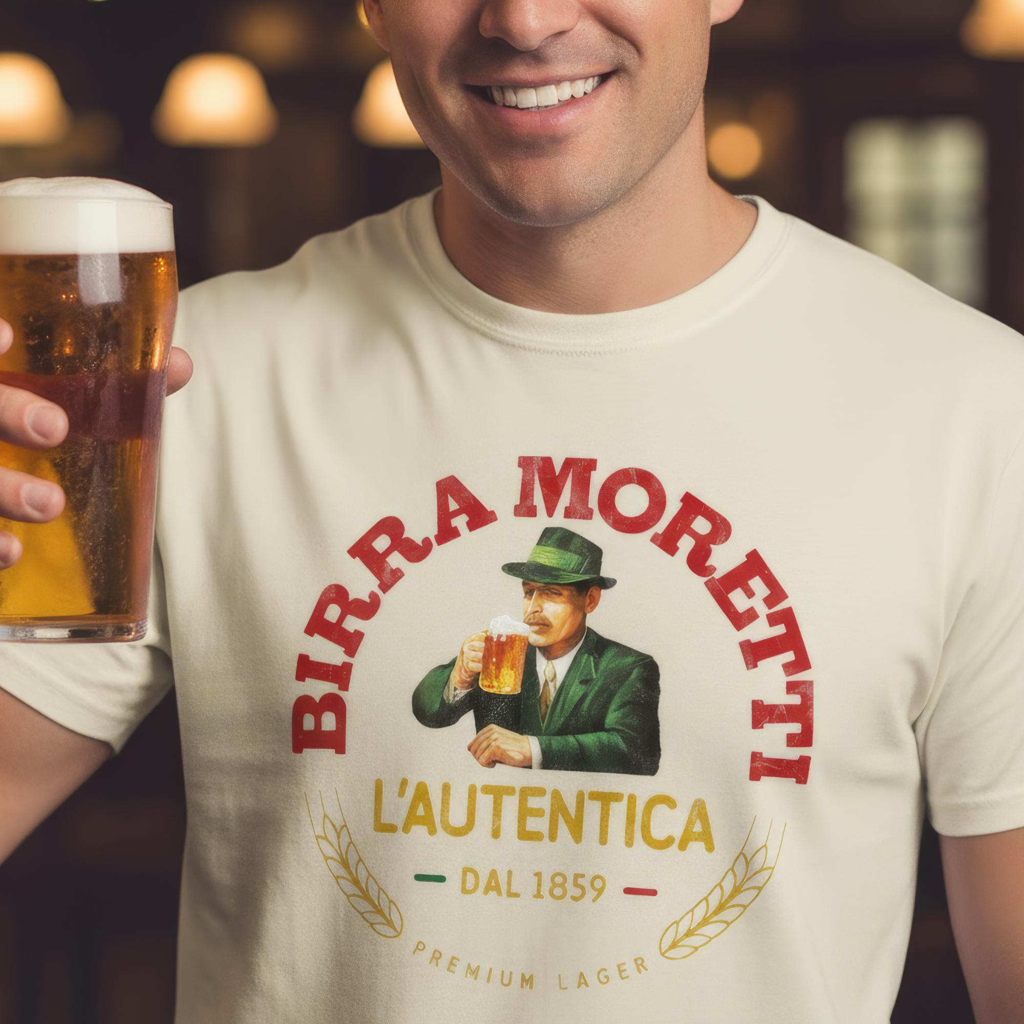 T-Shirt Birra Pecora Ubriaca Beeee-Rra - Sardegna - 100% Cotone - Idea Regalo Divertente - 4