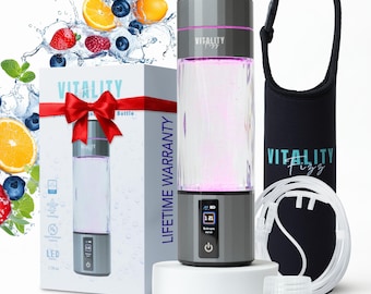 Botella de agua de hidrógeno - Sistema de hidratación portátil de más de 6000 PPB